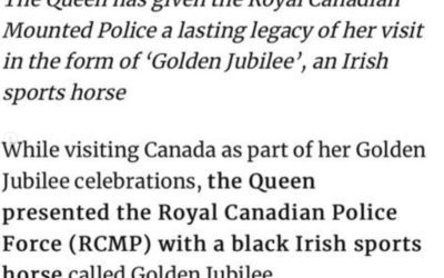 ☘️Sold to Her Royal Majesty Queen Elizabeth II in 2002…..